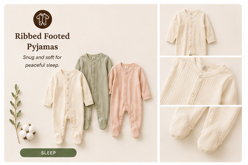 Ribbed Footed Pyjamas