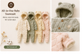 All-in-One Baby Snowsuit
